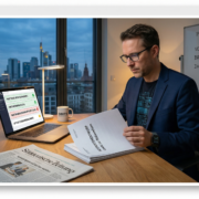 Sueddeutsche Zeitung auf Tisch Sueddeutsche Zeitung auf Tisch